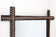 19TH CENTURY, AUSTRIA, TRAMP ART, WALL MIRROR, HANDCARVED, 1880