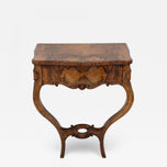 19TH CENTURY, AUSTRIA, WALL CONSOLE TABLE, LOUIS PHILIPPE, WITH DRAWER