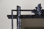 19TH CENTURY, AUSTRIA, BLACK FOREST WALL MIRROR, RUSTIC, HAND CARVED