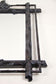 19TH CENTURY, AUSTRIA, BLACK FOREST WALL MIRROR, RUSTIC, HAND CARVED