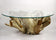 21ST CENTURY, INDONESIA, ROUND TEAK ROOT COFFEE TABLE, GLASS PLATE, ORGANIC MODERN, 2024