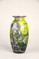LOETZ WITWE GLASS VASE, CYTISUS YELLOW, SILVER OVERLAY, BOHEMIA, 1902