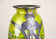 LOETZ WITWE GLASS VASE, CYTISUS YELLOW, SILVER OVERLAY, BOHEMIA, 1902