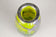LOETZ WITWE GLASS VASE, CYTISUS YELLOW, SILVER OVERLAY, BOHEMIA, 1902