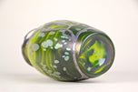 LOETZ WITWE GLASS VASE, CYTISUS YELLOW, SILVER OVERLAY, BOHEMIA, 1902