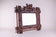 19TH CENTURY, GERMANY, BLACK FOREST RUSTIC WALL MIRROR, HAND CARVED, CIRCA 1880