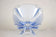 20TH CENTURY, ART DECO, BLUE GLASS BOWL, AUSTRIA, CIRCA 1920