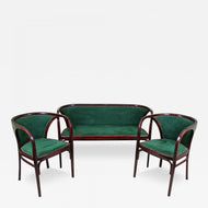 ART NOUVEAU, BENTWOOD, SALON SUITE, THONET, AUSTRIA, 1910