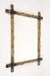 19TH CENTURY, AUSTRIA, BLACK FOREST, WALL MIRROR, LIGHT BROWN
