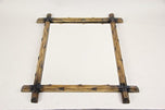19TH CENTURY, AUSTRIA, BLACK FOREST, WALL MIRROR, LIGHT BROWN
