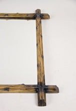 19TH CENTURY, AUSTRIA, BLACK FOREST, WALL MIRROR, LIGHT BROWN
