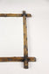 19TH CENTURY, AUSTRIA, BLACK FOREST WALL MIRROR, RUSTIC, BLACK ACCENTS