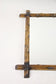 19TH CENTURY, AUSTRIA, BLACK FOREST WALL MIRROR, RUSTIC, BLACK ACCENTS