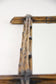 19TH CENTURY, AUSTRIA, BLACK FOREST WALL MIRROR, RUSTIC, BLACK ACCENTS