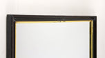 20TH CENTURY, AUSTRIA, ART DECO, BLACK LACQUERED, WALL MIRROR