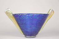 BLUE, LOETZ, PAPILLON, GLASS BOWL, CIRCA 1936