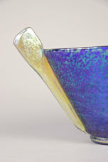 BLUE, LOETZ, PAPILLON, GLASS BOWL, CIRCA 1936