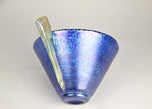 BLUE, LOETZ, PAPILLON, GLASS BOWL, CIRCA 1936