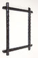 19TH CENTURY, AUSTRIA, BLACK FOREST, WALL MIRROR, HAND CARVED, RUSTIC