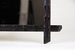 19TH CENTURY, AUSTRIA, BLACK FOREST, WALL MIRROR, HAND CARVED, RUSTIC