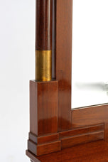 20TH CENTURY, ART NOUVEAU, MAHOGANY, MIRROR, CONSOLE