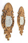19TH CENTURY, ITALIAN, WALL MIRRORS, GILT, HANDCARVED