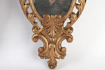 19TH CENTURY, ITALIAN, WALL MIRRORS, GILT, HANDCARVED