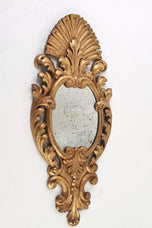 19TH CENTURY, ITALIAN, WALL MIRRORS, GILT, HANDCARVED