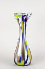 20TH CENTURY, ITALY, MULTICOLORED MURANO GLASS VASE, CA, 1970