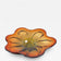 20TH CENTURY, ITALY, MURANO GLASS, CENTERPIECE, BOWL, RED, AMBER