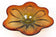 20TH CENTURY, ITALY, MURANO GLASS, CENTERPIECE, BOWL, RED, AMBER