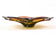 20TH CENTURY, ITALY, MURANO GLASS, CENTERPIECE, BOWL, RED, AMBER