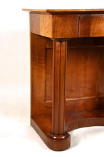 19TH CENTURY, AUSTRIA, BIEDERMEIER WALL CONSOLE, CHERRYWOOD, CIRCA 1860