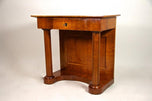 19TH CENTURY, AUSTRIA, BIEDERMEIER WALL CONSOLE, CHERRYWOOD, CIRCA 1860