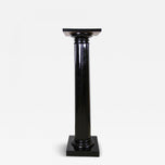 20TH CENTURY, AUSTRIA, ART NOUVEAU PEDESTAL, EBONIZED