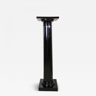 20TH CENTURY, AUSTRIA, ART NOUVEAU PEDESTAL, EBONIZED