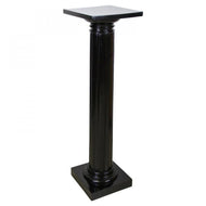 20TH CENTURY, AUSTRIA, ART NOUVEAU PEDESTAL, EBONIZED