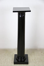 20TH CENTURY, AUSTRIA, ART NOUVEAU PEDESTAL, EBONIZED