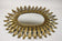 20TH CENTURY, FRANCE, ART DECO, SUNBURST, WALL MIRROR, OVAL, C1920