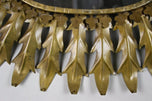 20TH CENTURY, FRANCE, ART DECO, SUNBURST, WALL MIRROR, OVAL, C1920
