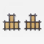 19TH CENTURY, AUSTRIA, BLACK FOREST PHOTO FRAMES, HANDCARVED