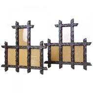 19TH CENTURY, AUSTRIA, BLACK FOREST PHOTO FRAMES, HANDCARVED