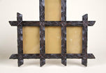 19TH CENTURY, AUSTRIA, BLACK FOREST PHOTO FRAMES, HANDCARVED
