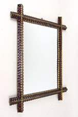 RUSTIC,TRAMP,ART,WALL,MIRROR,LATE,19TH CENTURY,AUSTRIA,1880