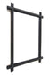 19TH CENTURY, AUSTRIA, RUSTIC BLACK TRAMP ART MIRROR