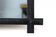 19TH CENTURY, AUSTRIA, RUSTIC BLACK TRAMP ART MIRROR