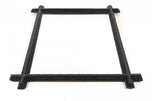 19TH CENTURY, AUSTRIA, RUSTIC BLACK TRAMP ART MIRROR