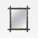 20TH CENTURY, AUSTRIA, RUSTIC, WALL MIRROR, GOLDEN BARS