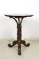 19TH CENTURY, AUSTRIA, RUSTIC SIDE TABLE, HANDCARVED