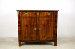 19TH CENTURY, AUSTRIA, NUTWOOD COMM0DE, BIEDERMEIER, HALF CABINET